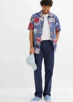 Kurzarmhemd aus reiner Baumwolle|bonprix Hot