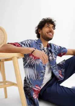 Kurzarmhemd aus reiner Baumwolle|bonprix Hot