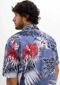 Kurzarmhemd aus reiner Baumwolle|bonprix Hot