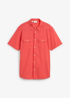 Kurzarmhemd aus reiner Baumwolle|bonprix Best