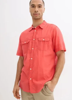 Kurzarmhemd aus reiner Baumwolle|bonprix Best