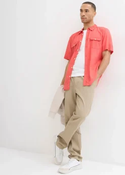 Kurzarmhemd aus reiner Baumwolle|bonprix Best