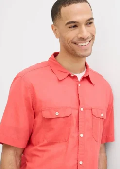 Kurzarmhemd aus reiner Baumwolle|bonprix Best