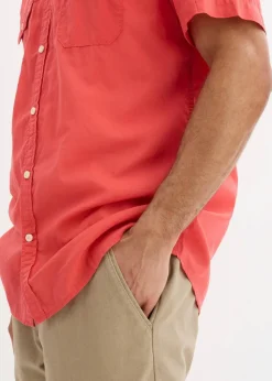 Kurzarmhemd aus reiner Baumwolle|bonprix Best