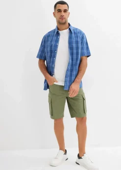 Kurzarmhemd aus reiner Baumwolle|bonprix Discount