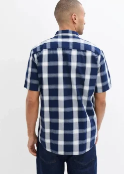 Kurzarmhemd aus reiner Baumwolle|bonprix Hot