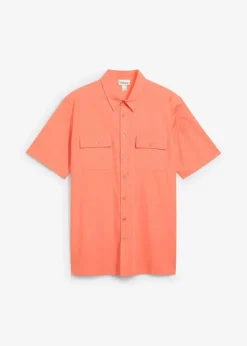 Kurzarmhemd aus reiner Baumwolle|bonprix