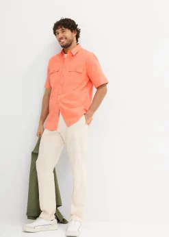 Kurzarmhemd aus reiner Baumwolle|bonprix