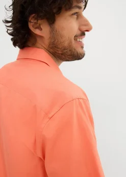 Kurzarmhemd aus reiner Baumwolle|bonprix