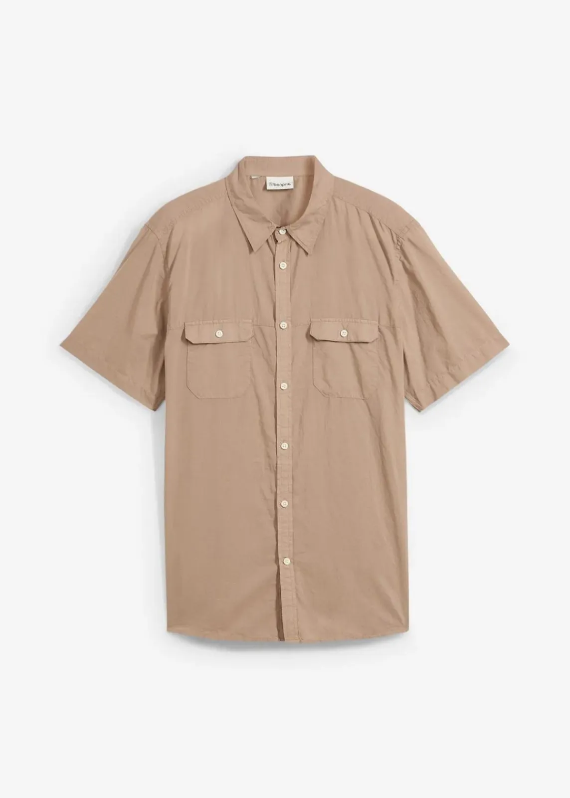 Kurzarmhemd aus reiner Baumwolle|bonprix Best