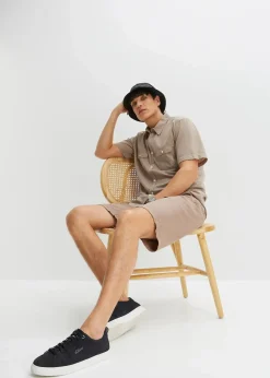 Kurzarmhemd aus reiner Baumwolle|bonprix Best