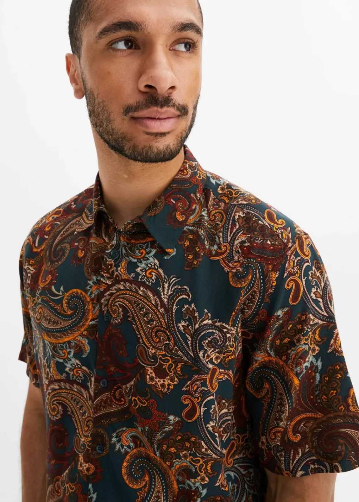 Kurzarmhemd aus Viskose|bonprix Sale