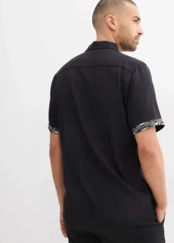 Kurzarmhemd aus Viskose|bonprix