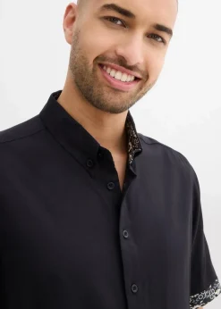 Kurzarmhemd aus Viskose|bonprix