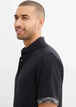 Kurzarmhemd aus Viskose|bonprix