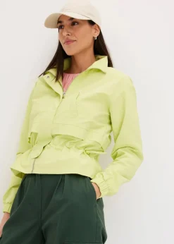 Kurze Jacke mit Taillen-Tunnelzug|bonprix Sale