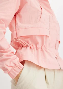 bonprix Bekleidung·Hosen|Jacken & Mäntel|Kurze Jacke mit Taillen-Tunnelzug softrosa