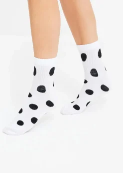 Kurze Tennissocken mit Bio-Baumwolle (5er Pack)|bonprix Discount