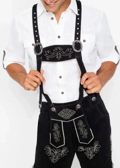 Kurze Trachtenlederhose, Regular Fit|bonprix Outlet