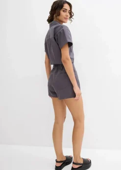 Kurzer Overall aus reiner Baumwolle|bonprix Discount