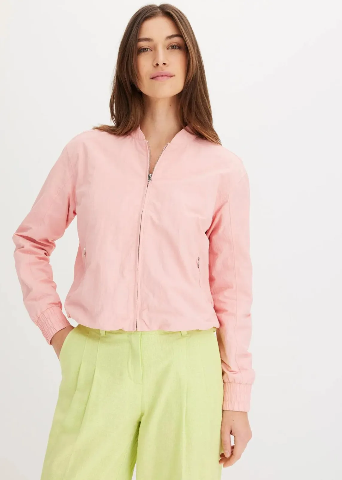 bonprix Jacken & Mäntel|Bekleidung·Hosen|Kurzer Soft-Blouson softrosa