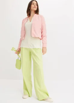 bonprix Jacken & Mäntel|Bekleidung·Hosen|Kurzer Soft-Blouson softrosa