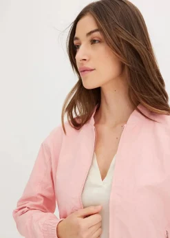bonprix Jacken & Mäntel|Bekleidung·Hosen|Kurzer Soft-Blouson softrosa