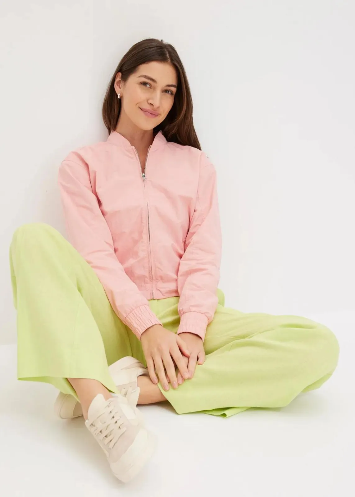 bonprix Jacken & Mäntel|Bekleidung·Hosen|Kurzer Soft-Blouson softrosa