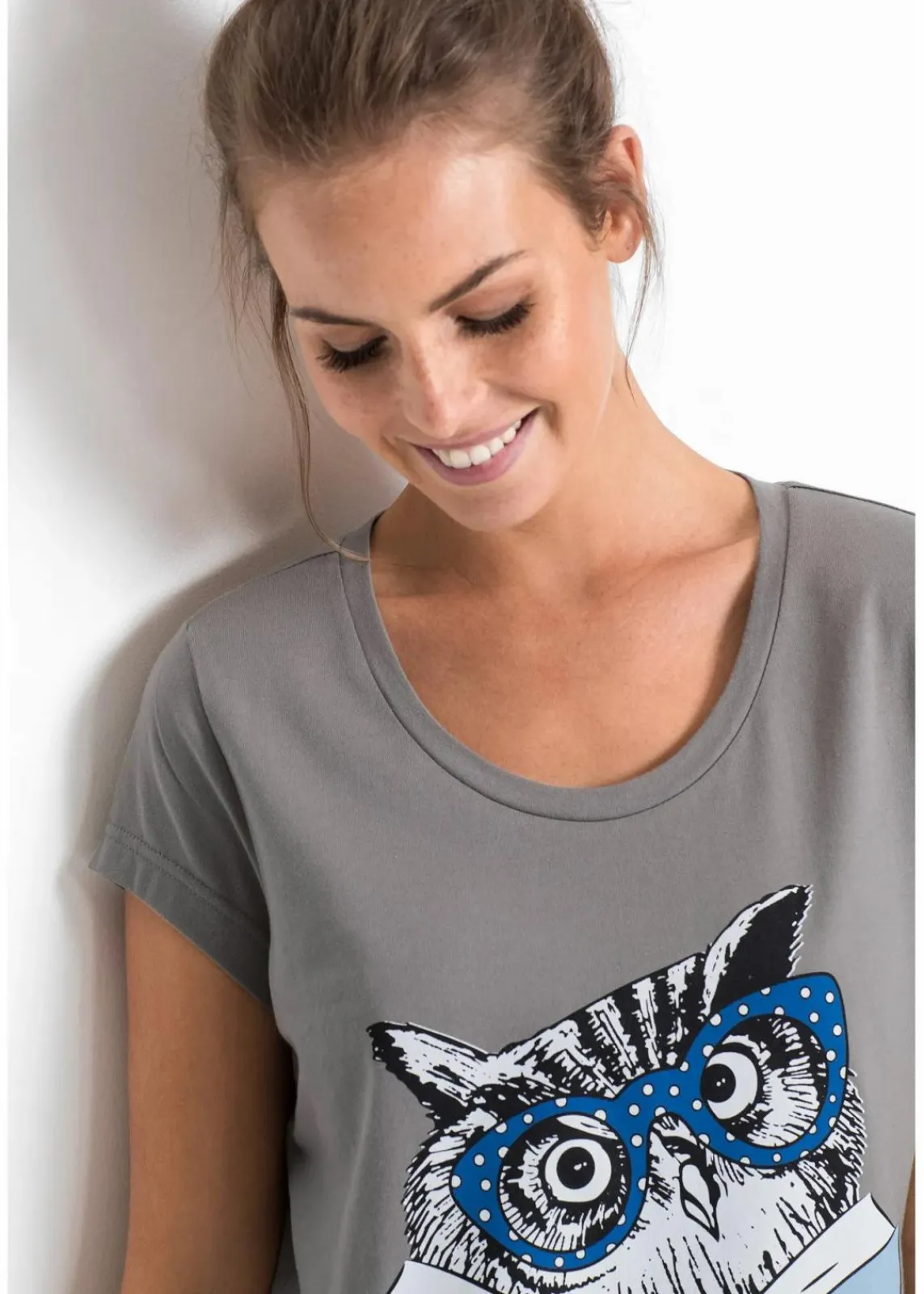 Kurzes Nachthemd aus reiner Bio-Baumwolle|bonprix New