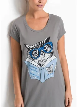 Kurzes Nachthemd aus reiner Bio-Baumwolle|bonprix New