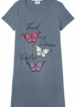 Kurzes Nachthemd aus reiner Bio-Baumwolle|bonprix New