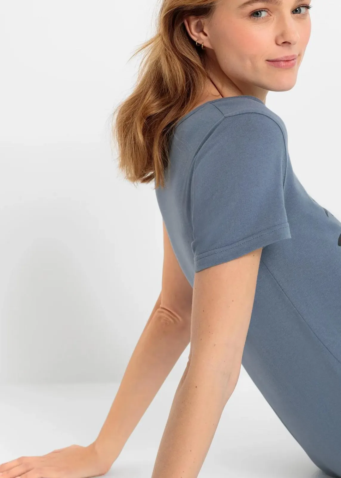 Kurzes Nachthemd aus reiner Bio-Baumwolle|bonprix New