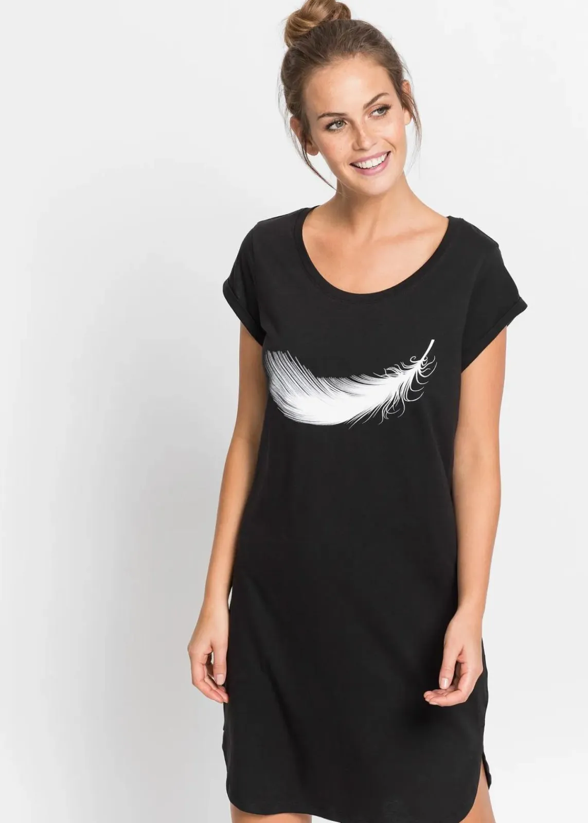 Kurzes Nachthemd aus reiner Bio-Baumwolle|bonprix Clearance