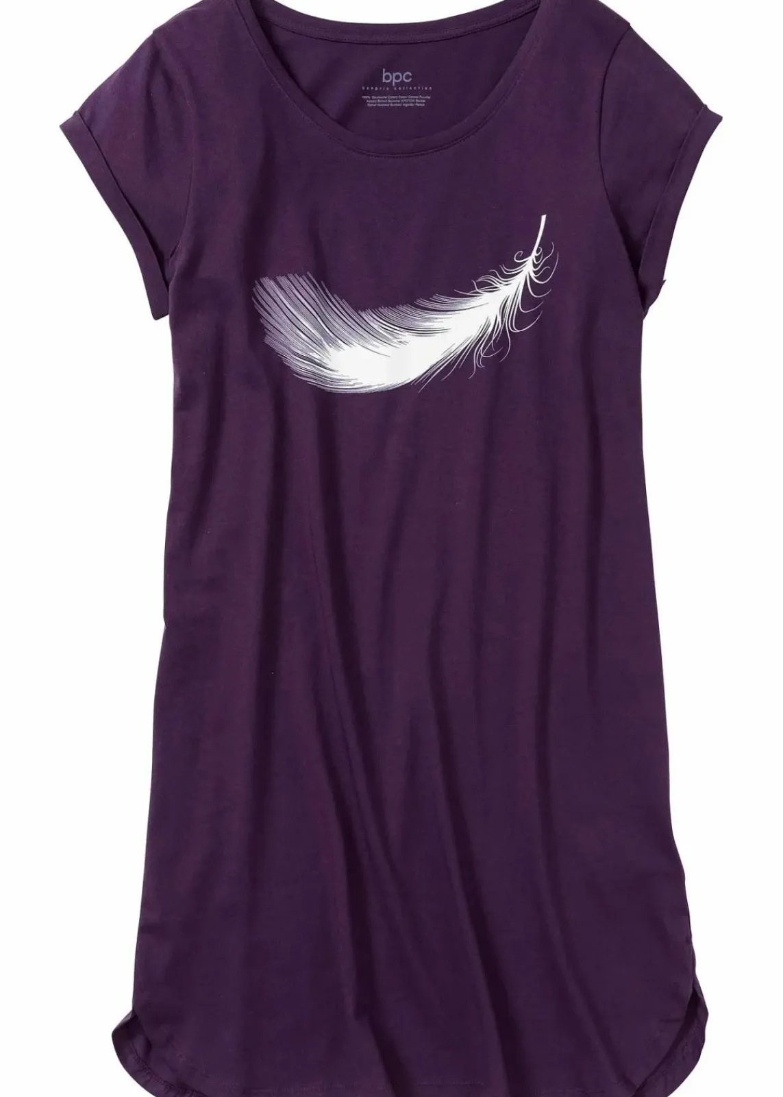 Kurzes Nachthemd aus reiner Bio-Baumwolle|bonprix Discount