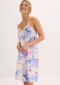 Kurzes Nachthemd aus softem Viskose-Mix|bonprix