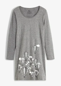 Kurzes Nachthemd mit langen Ärmeln|bonprix Sale