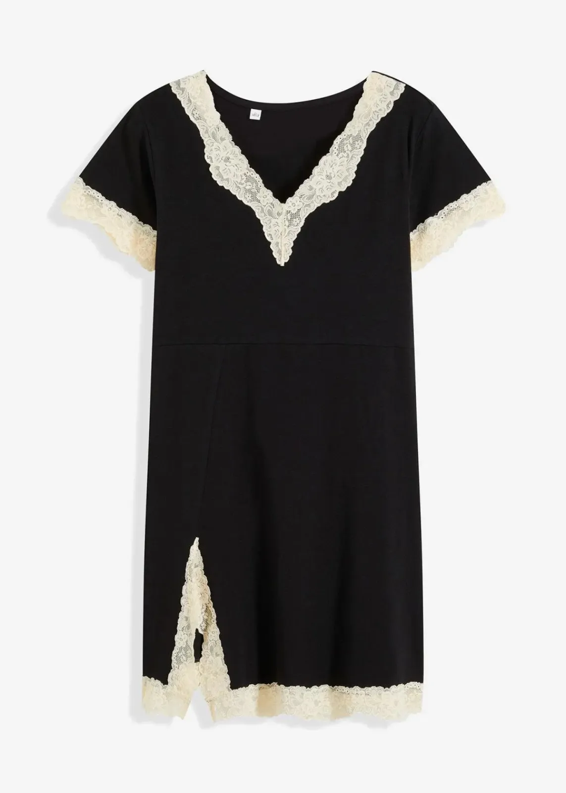 Kurzes Nachthemd mit zarter Spitze|bonprix New