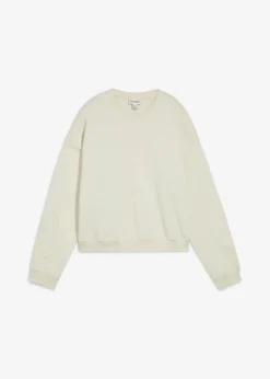 bonprix Bekleidung·Röcke|Bekleidung·Blusen & Tuniken|Kurzes Oversize-Sweatshirt aus reiner Bio-Baumwolle silbergrün