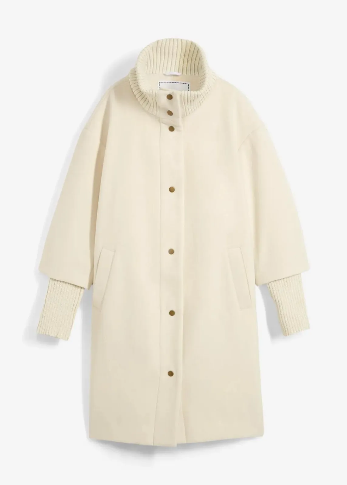 bonprix Jacken & Mäntel|Bekleidung·Hosen|Kurzmantel in Wolloptik natur