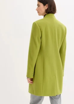bonprix Jacken & Mäntel|Bekleidung·Hosen|Kurzmantel in Wolloptik moos