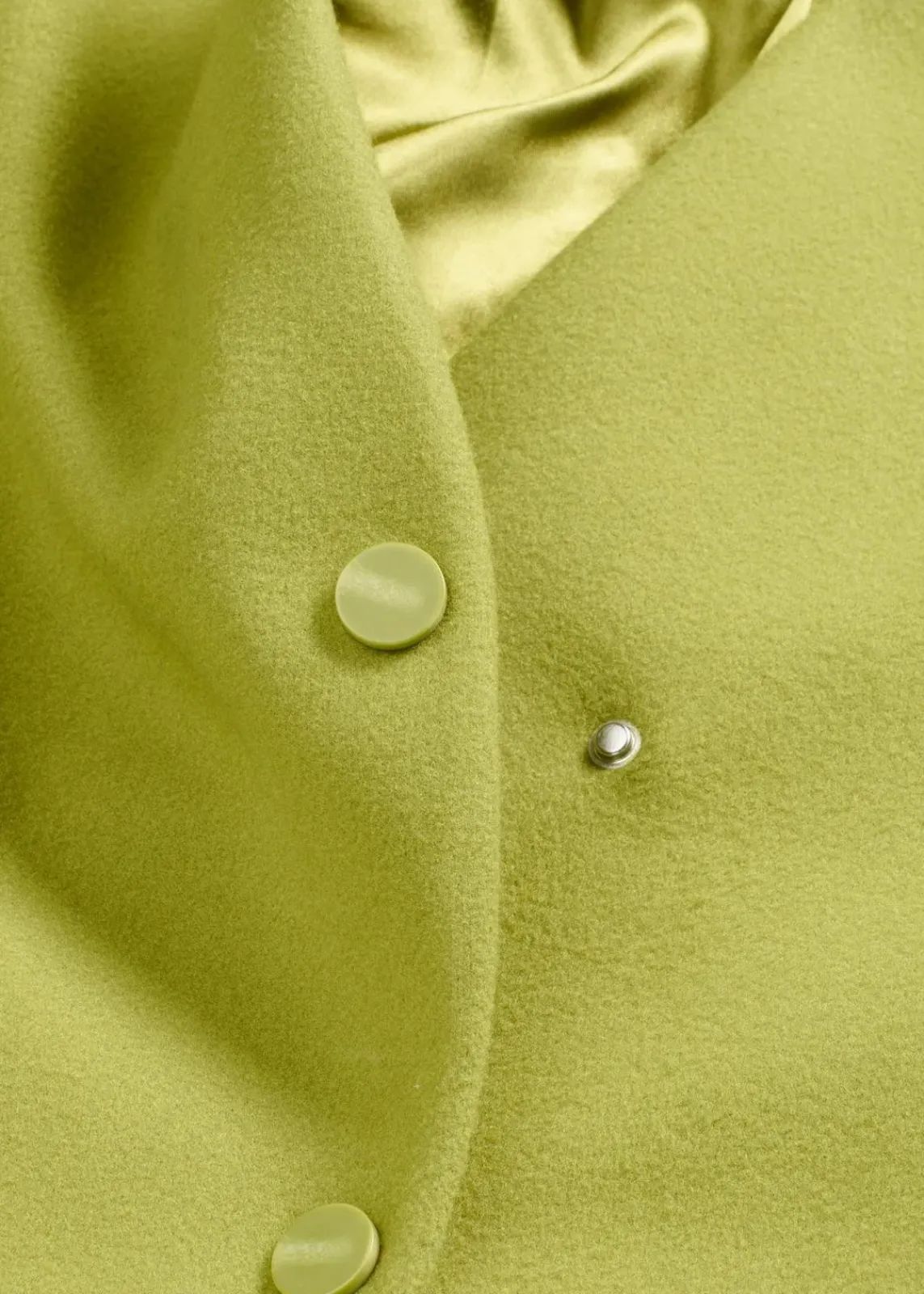 bonprix Jacken & Mäntel|Bekleidung·Hosen|Kurzmantel in Wolloptik moos