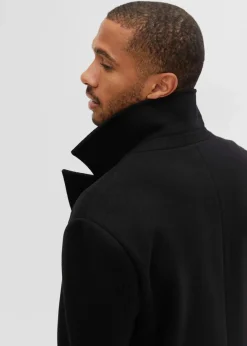 bonprix Große Größen|Jacken & Mäntel|Kurzmantel mit Woll-Anteil schwarz