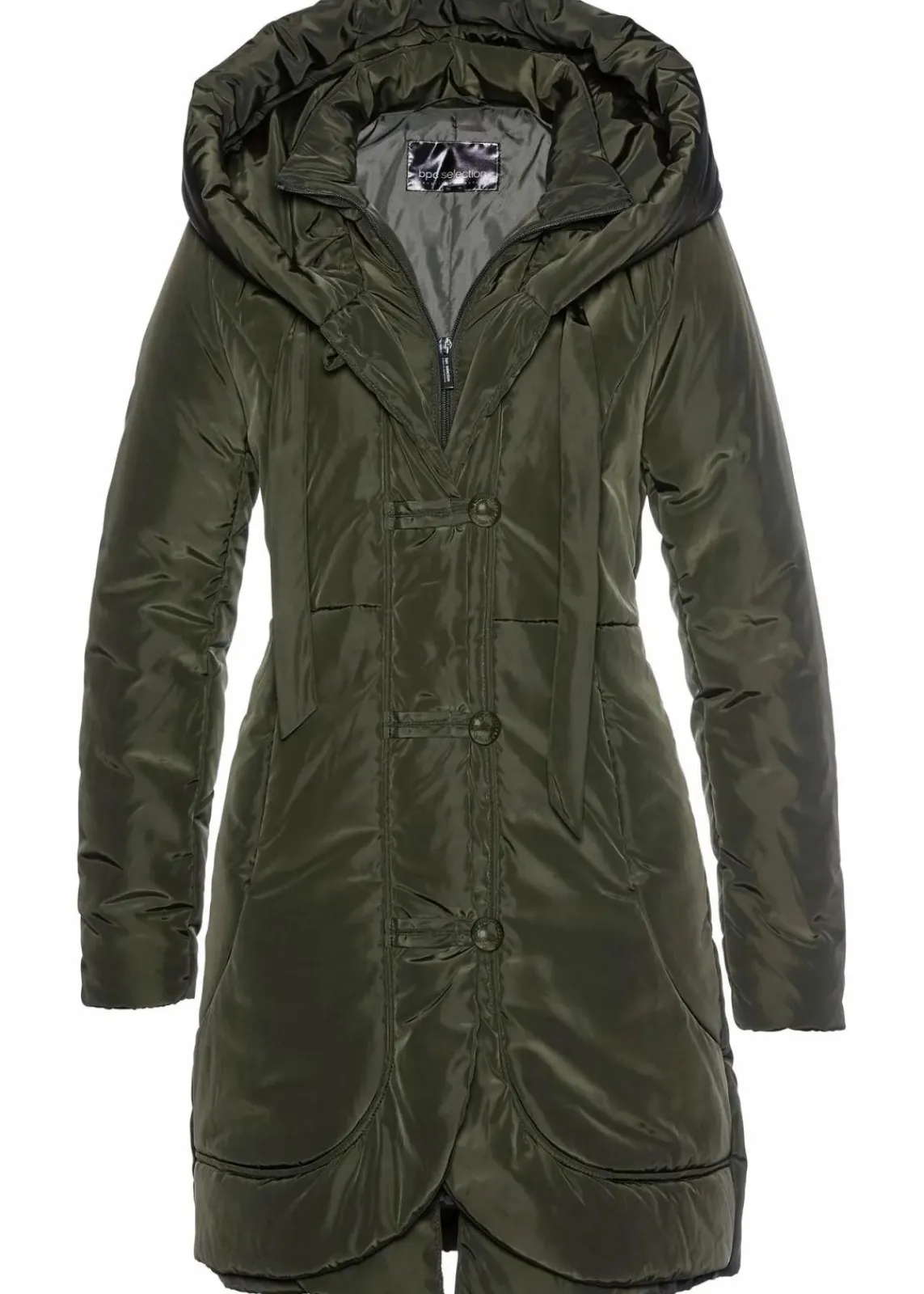 bonprix Jacken & Mäntel|Kurz-Steppmantel nachtoliv