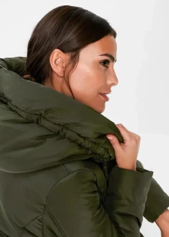 bonprix Jacken & Mäntel|Kurz-Steppmantel nachtoliv