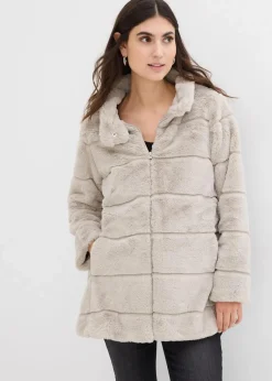 Kuschelige Felljacke für die Schwangerschaft|bonprix New