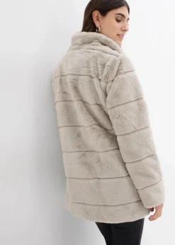 Kuschelige Felljacke für die Schwangerschaft|bonprix New
