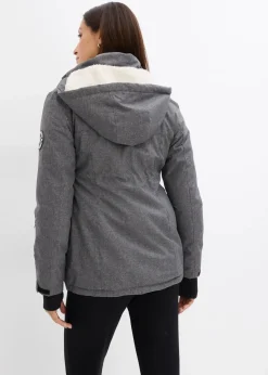 bonprix Bekleidung·Blazer|Umstandsmode|Kuschelige 3-in-1 Umstandsjacke und Tragejacke schiefergrau meliert