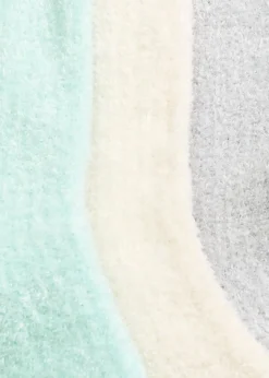 bonprix Homewear|Socken & Strumpfhosen|Kuschelsocken 3er Pack hellgrau meliert + beige meliert + grün meliert