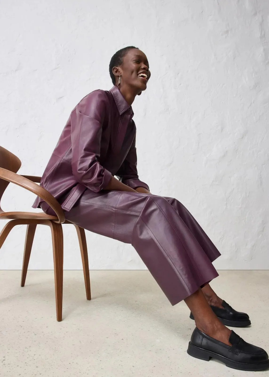 Lammnappa-Marlenehose|bonprix Discount