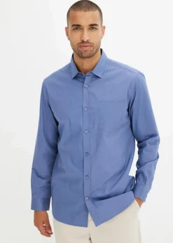 Langarmhemd aus reiner Baumwolle|bonprix Online